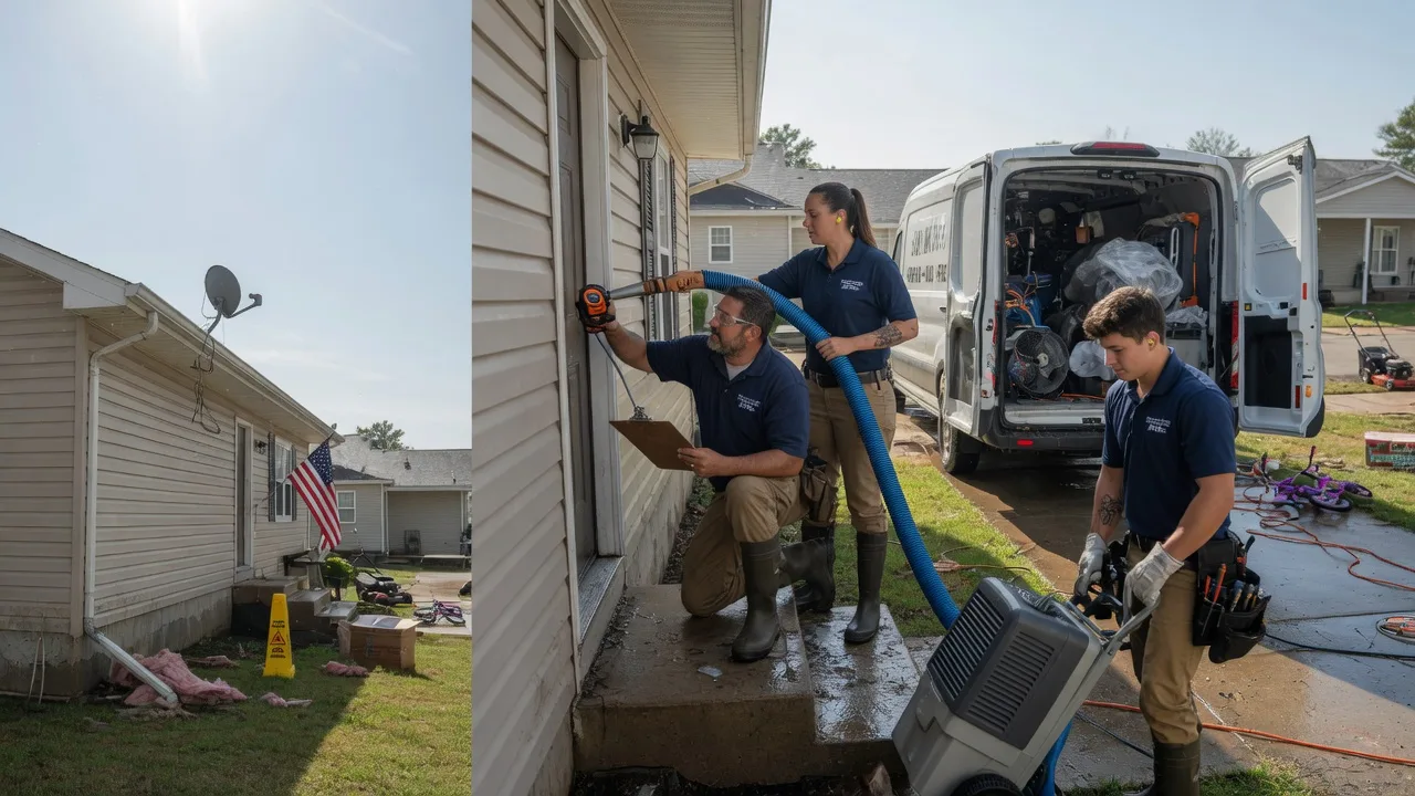 Ceiling Water Damage Restoration in Tatums, OK near me